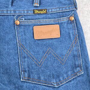 Vintage Wrangler Jeans Mens 34x36 Fits 30x36 Scovill 70s 80s 13MWZ Cowboy